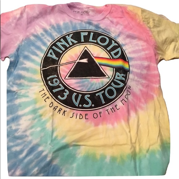 Tops - Pink Flyod Tie Die Tee Shirt